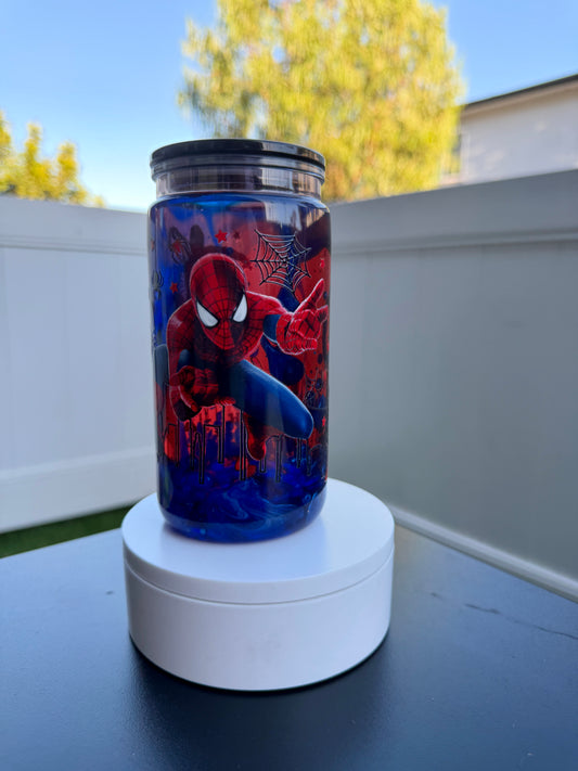 Web Hero 16oz snow globe